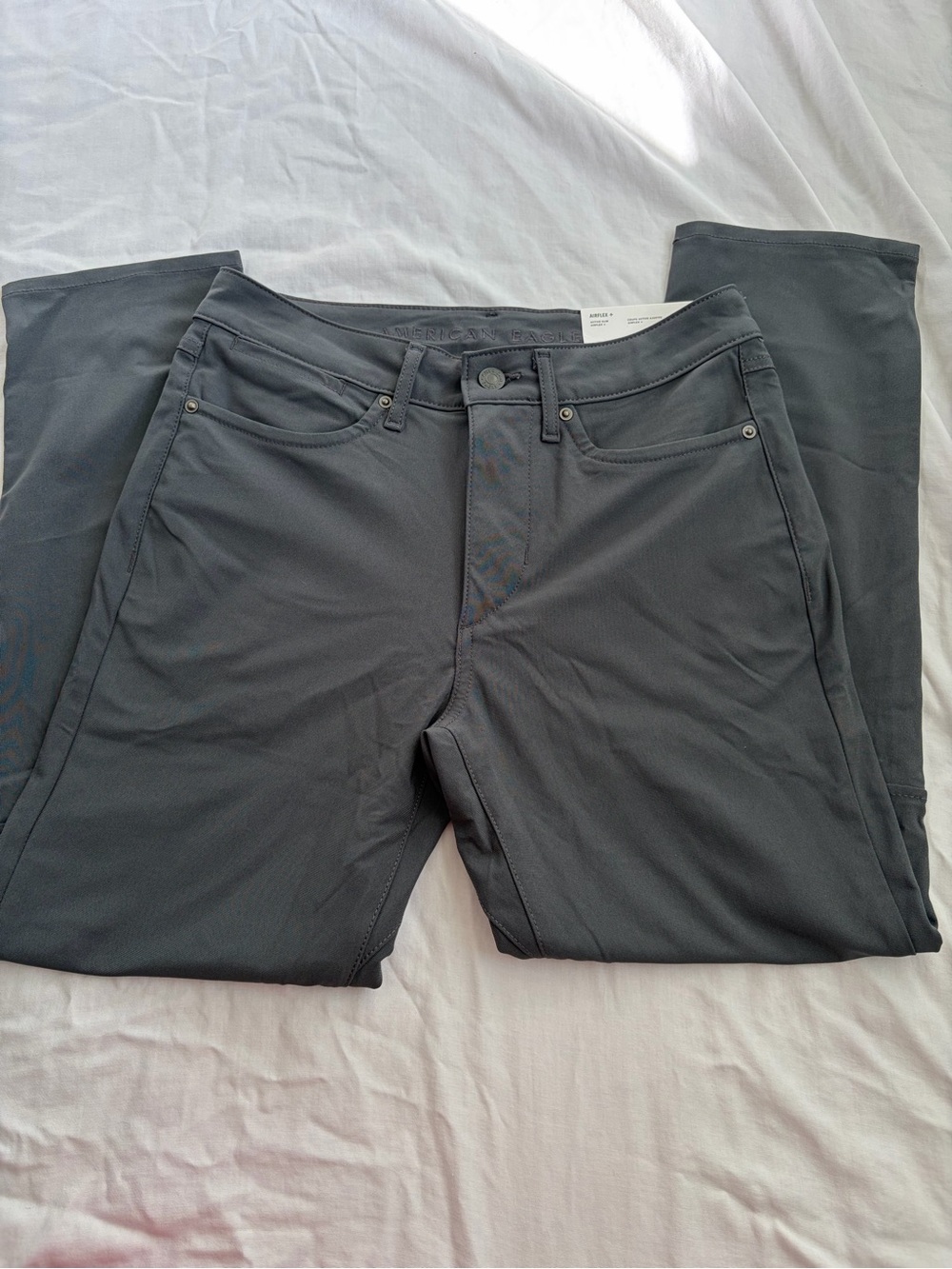 American Eagle Airflex+ Active Slim Pants Men’s 28x28 Dark Gray NWT